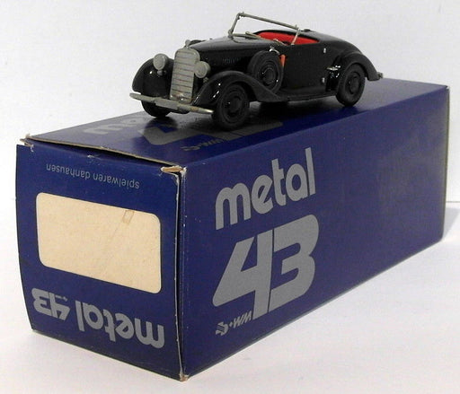 Metal 43 By Western Models 1/43 Scale 49 - Mercedes Benz Conv - Black
