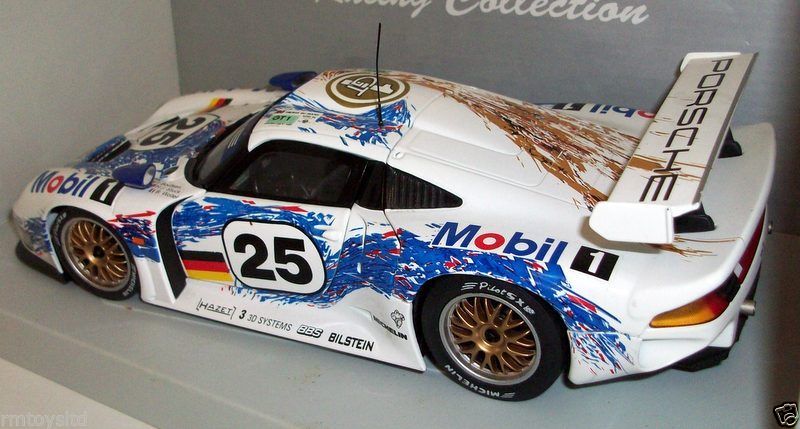 UT MODELS 1/18 - 180 966625 PORSCHE 911 GT1 LE MANS 1996 STUCK / BOUTSEN  WOLLEK
