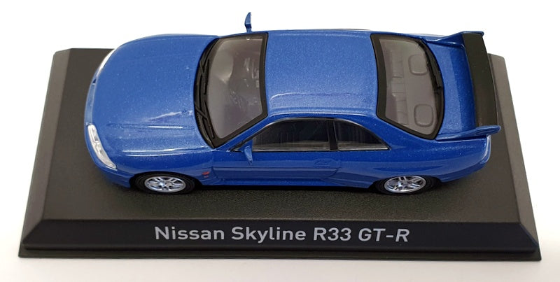Norev 1/43 Scale Model Car 420185 - 1995 Nissan Skyline R33 GTR - Blue