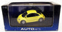 Autoart 1/43 Scale Model Car 59733 - VW New Beetle - Yellow