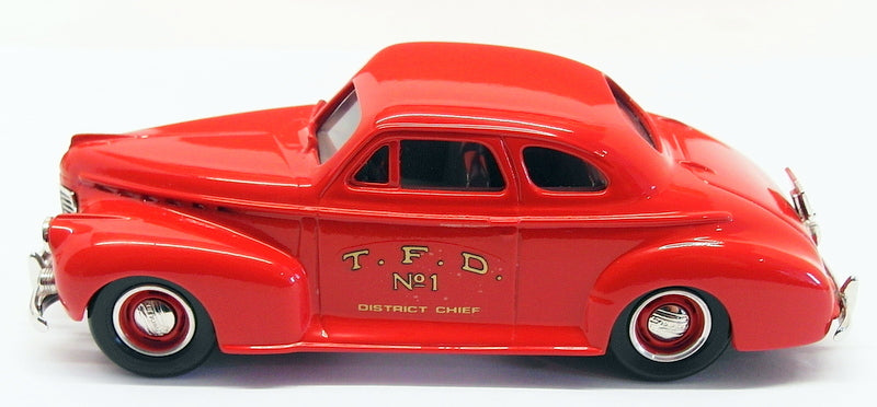 Durham Classics 1/43 Scale DC08F - 1941 Chevrolet Coupe - Red