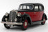 Somerville Models 1/43 Scale 148 - 1937 Rover P-2 (6 Light) - Maroon/Black