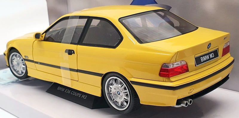 Solido 1/18 Scale Model Car S1803902 - 1994 BMW M3 E36 Coupe - Dakar Yellow
