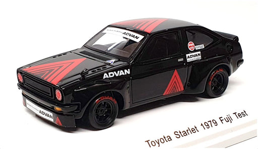 Spark Reve 1/43 Scale Resin R70238 - 1979 Toyota Starlet Fuji Test - Black