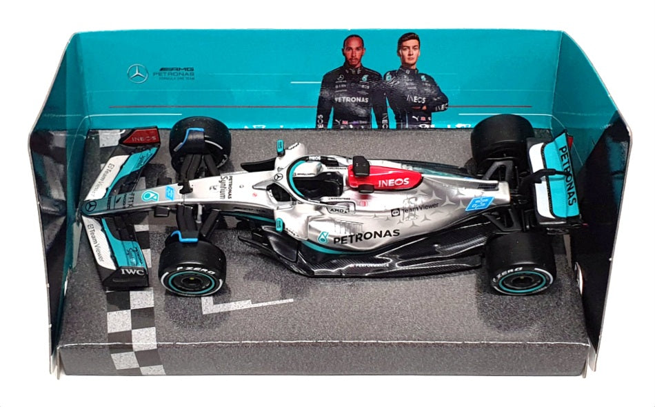 Burago 1/43 Scale 18-38065 - F1 Mercedes-AMG F1 W13 2022 #63 G.Russell
