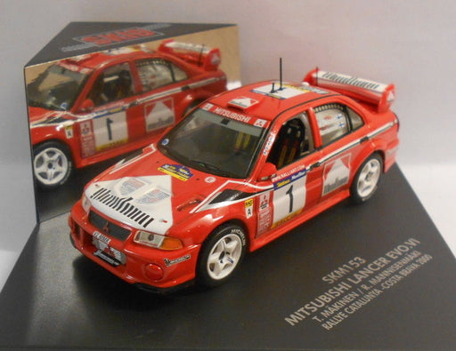 Skid 1/43 Scale Diecast Model SKM153 MITSUBISHI LANCER EVO VI T.MAKINEN 2000