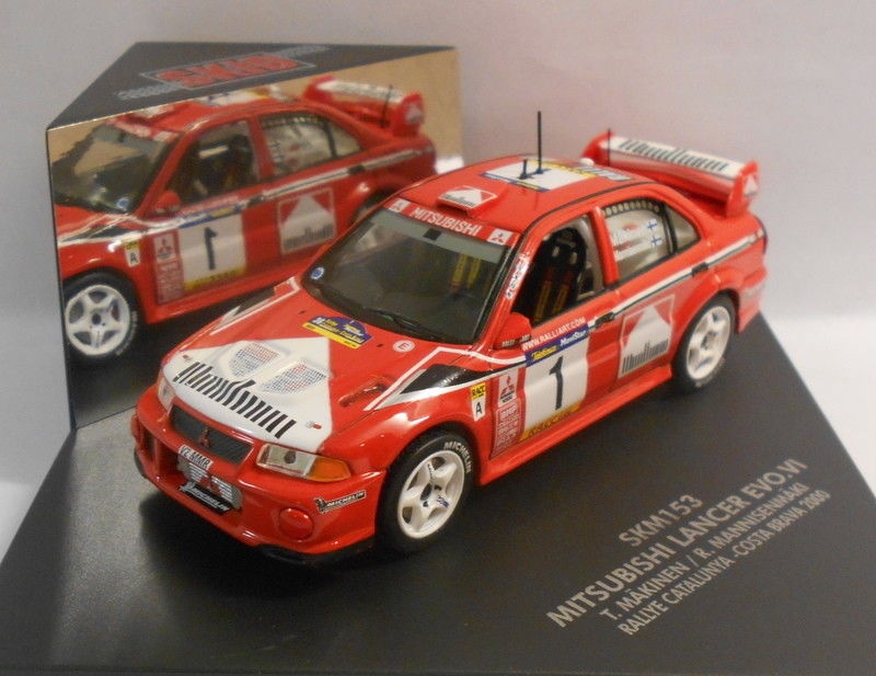 Skid 1/43 Scale Diecast Model SKM153 MITSUBISHI LANCER EVO VI T.MAKINEN 2000