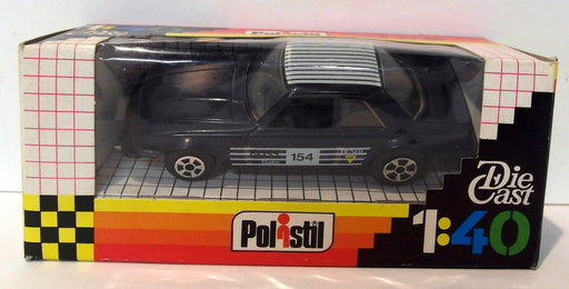 Polistil 1/40 Scale Vintage Diecast  2028 Mercedes Benz 450 SLC Rally blue