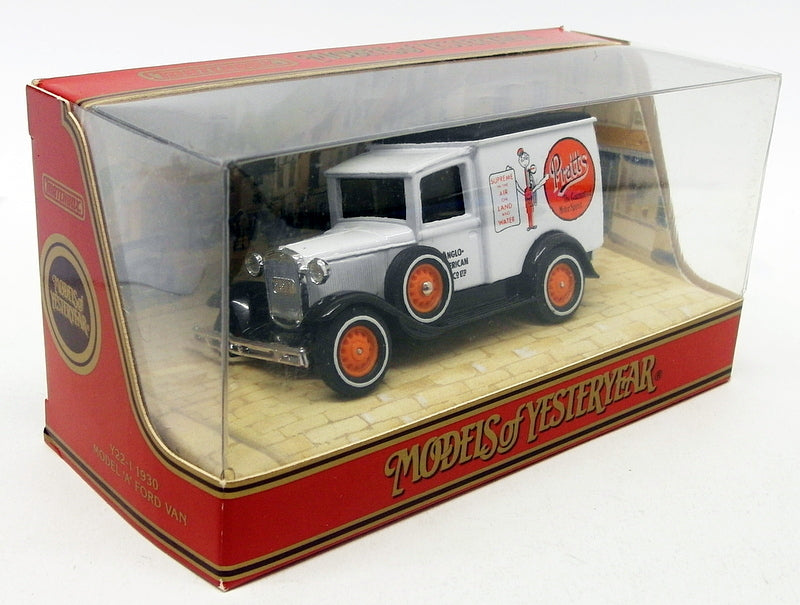 Matchbox Models Of Yesteryear Y22-1 - 1930 Model A Ford Van - Pratts