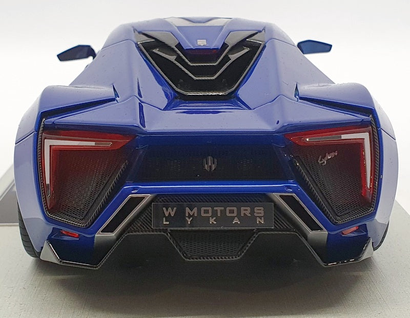 Top Marques 1/18 Scale TOP 030D - 2014 Lykan Hypersport - Met Blue