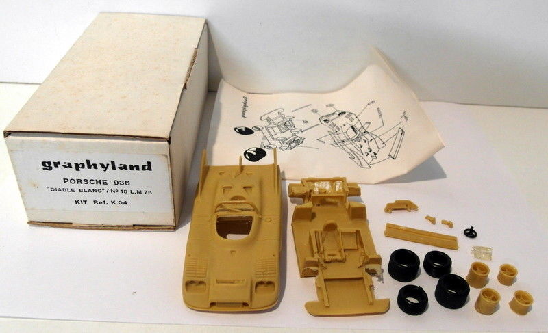 Graphyland 1/43 Scale Resin Kit - K04 Porsche 936 Diable Blanc #18 Le Mans 76