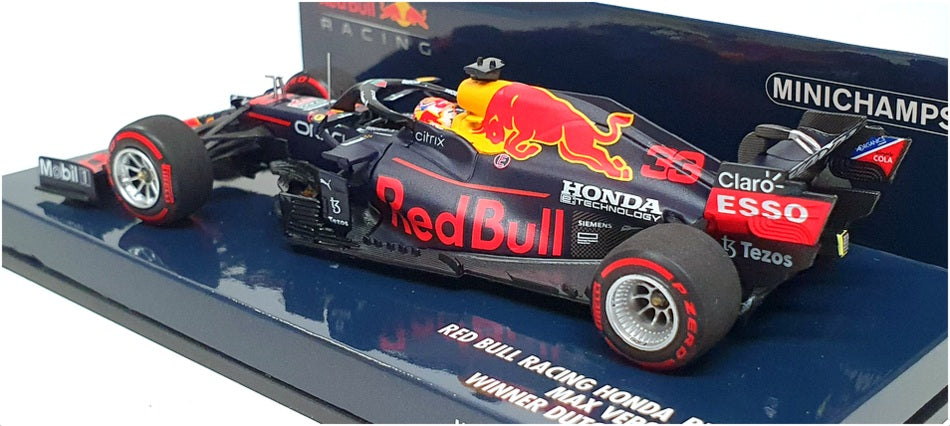 Minichamps 1/43 Scale 410 211433 - F1 Red Bull Honda RB16B Verstappen 2021