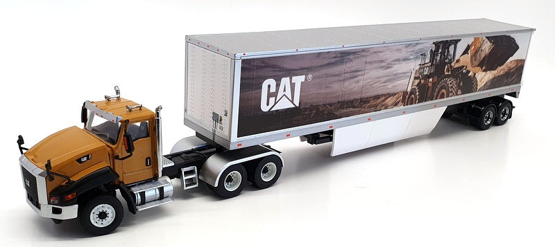 Diecast Masters 1/50 Scale 85666 -CAT CT660 Tractor Day Cab + CAT Mural Trailer