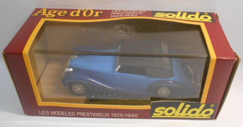 Solido 1/43 Scale Metal Model - SO268 DELAHAYE 1148 BLUE