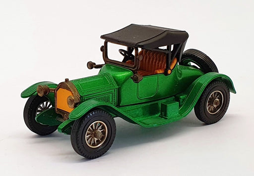 Matchbox Appx 10cm Long Diecast Y-6 - 1913 Cadillac - Green