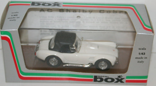BOX MODEL 1/43 8412 - AC SHELBY COBRA - WHITE