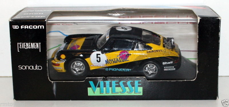 VITESSE 1/43 - 734.7 PORSCHE CARRERA CUP #5 RADIO NOSTALGIE