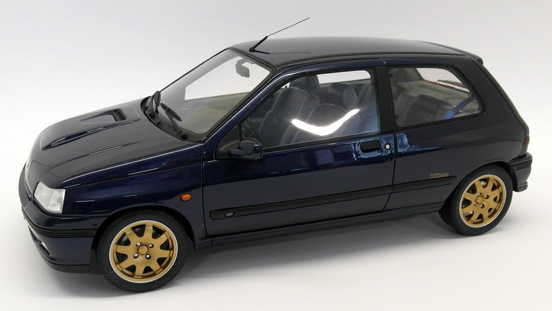 Otto 1/12 Scale Resin - G008 Renault Clio Williams Metallic Blue Gold Wheels