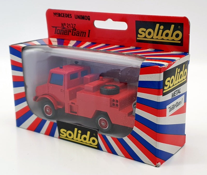 Solido 1/50 Scale Diecast 2127 - Mercedes Unimog Fire Truck