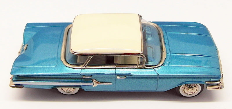 Brooklin 1/43 Scale BRK166 - 1960 Chevrolet Impala Sport Sedan Turquoise/White