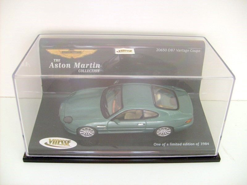 VITESSE 1/43 20650 ASTON MARTIN DB7 VANTAGE RACING GRN