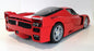 Hot Wheels Elite 1/18 Scale Diecast - J8246-0510 Ferrari FXX Red / White stripe