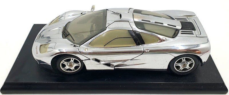 Maisto 1/18 Scale Diecast CHMC2 - Chrome Plated McLaren F1 1993 + Plinth