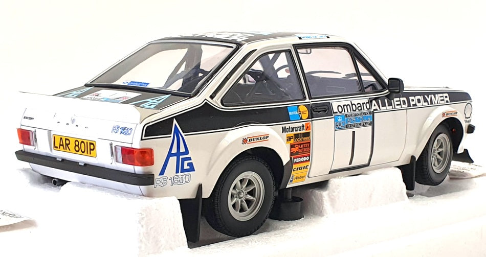 Minichamps 1/18 Scale - 100 758401 Ford Escort MK2 RS1800 RAC Rally 1975 Makinen