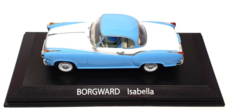 Norev 1/43 Scale Diecast 820015 - Borgward Isabella - Blue/White