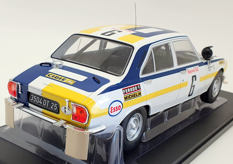 IXO 1/18 Scale Model Car 18RMC044A - 1975 Peugeot 504 #6 Rally du Maroc