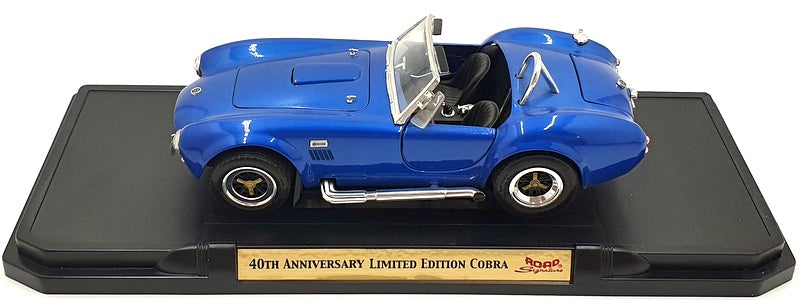 Road Signature 1/18 Scale Diecast 92059 - 40th Anniversary Cobra - Blue