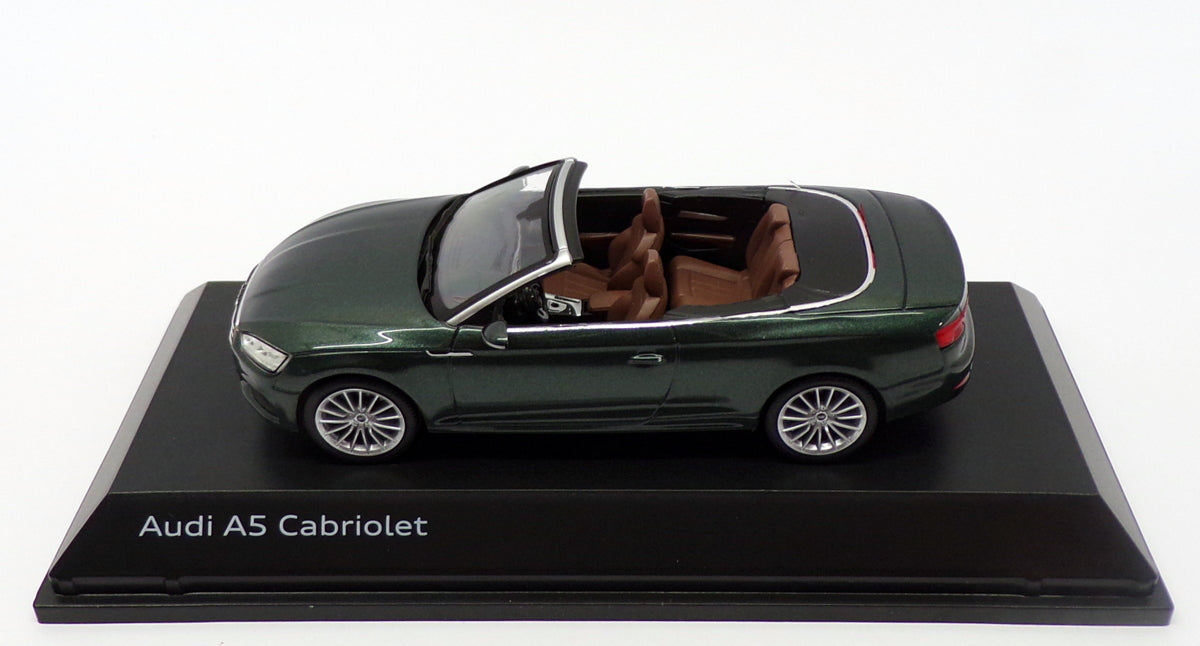 Spark 1/43 Scale 501.17.053.33 - Audi A5 Cabriolet - Gotland Green