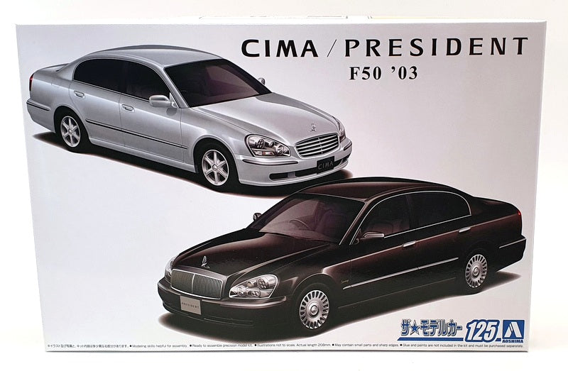 Aoshima 1/24 Scale Model Car Kit 4283000 - Nissan F50 CIMA President