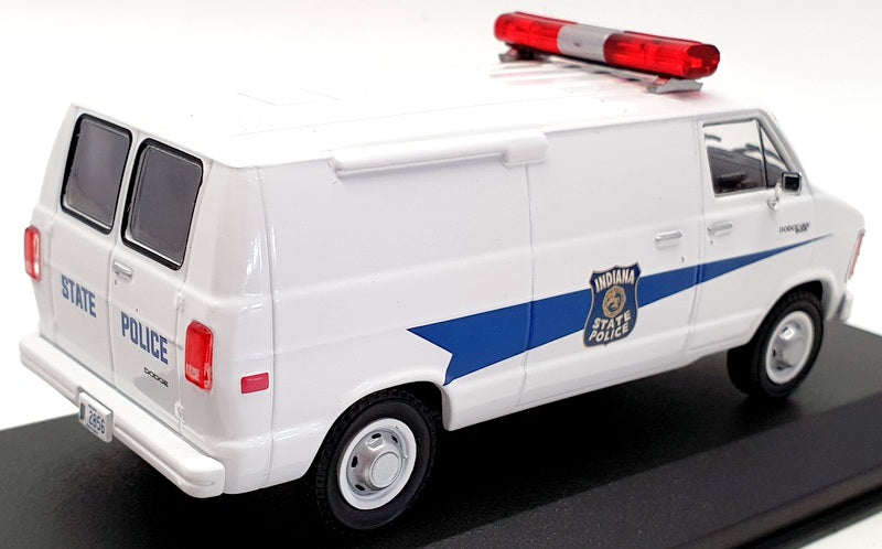 Greenlight 1/43 Scale 86599 - 1980 Dodge RAM B250 Van Indian State Police