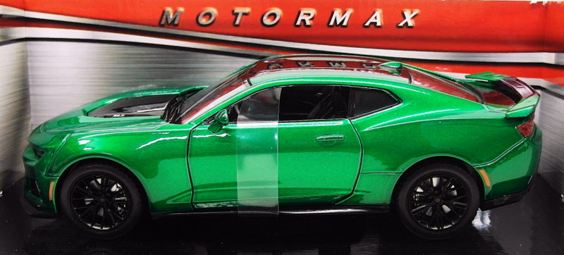 Motormax 1/24 Scale Model Car 79351 - 2017 Chevrolet Camaro ZL1 - Met Green