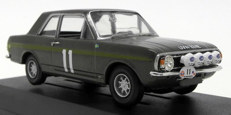 Vanguards 1/43 Scale VA04111 - Ford Lotus Cortina - 1967 Gulf London Marathon