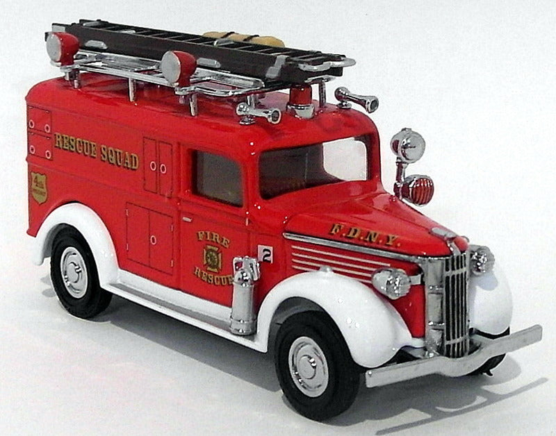 Matchbox 1/43 Scale Diecast YFE10 - 1937 GMC Rescue Squad Van