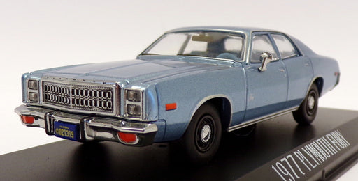 Greenlight 1/43 scale 86559 - 1977 Plymouth Fury - Metallic Blue