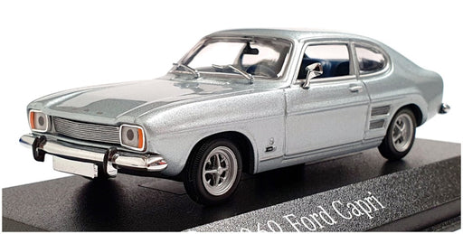 Minichamps 1/43 Scale F0R20008 - 1969 Ford Capri 100 Years - Met Silver Blue