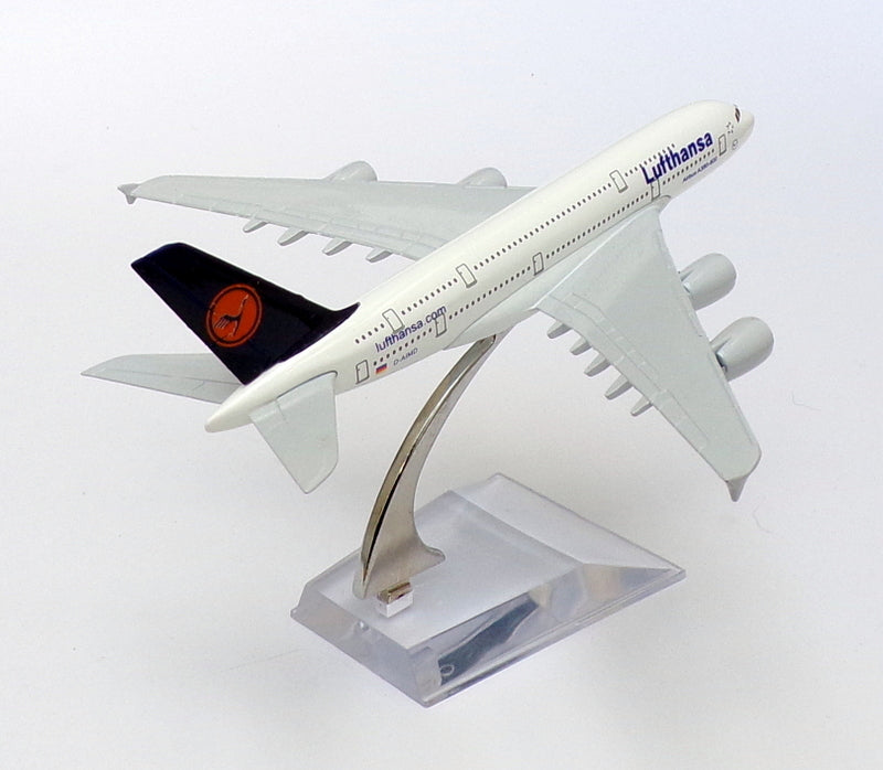 Passenger Plane Model 15cm Wingspan PPM03 - Airbus A380 - Lufthansa