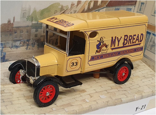 Matchbox Models Of Yesteryear Y21 - 1926 Ford Model TT Van "My Bread" - Beige