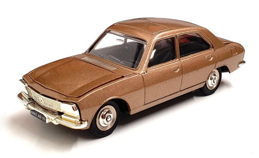 Atlas Editions Dinky Toys Appx 10cm Long 1452 - Peugeot 504 - Gold