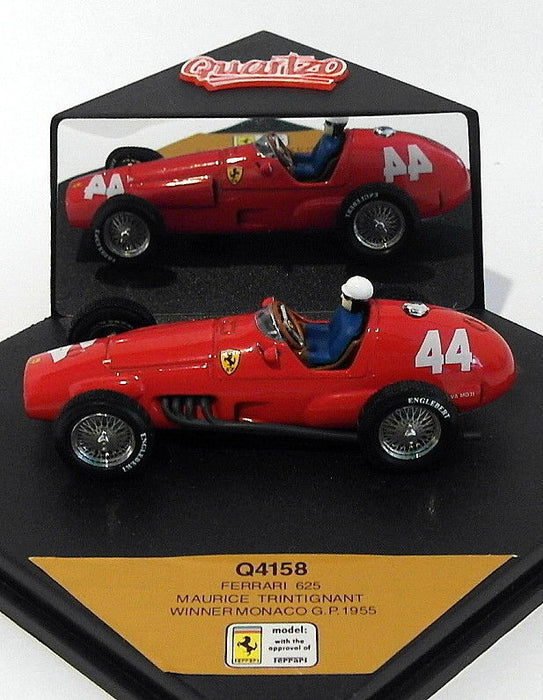 Quartzo 1/43 Scale Q4158 - Ferrari 625 F1 - Monaco GP 1955 - 1st #44 Trintignant