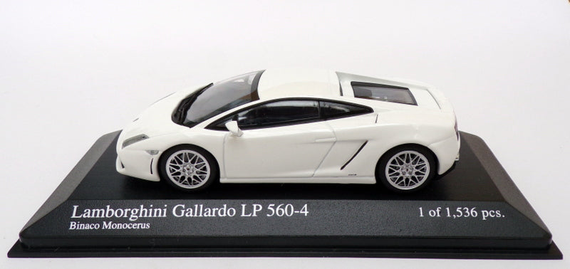 Minichamps 1/43 Scale 400 103800 - 2008 Lamborghini Gallardo - White