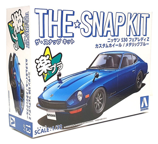 Aoshima 1/32 Scale Snap Kit 064757 - Nissan S30 Fairlady Z - Met Blue
