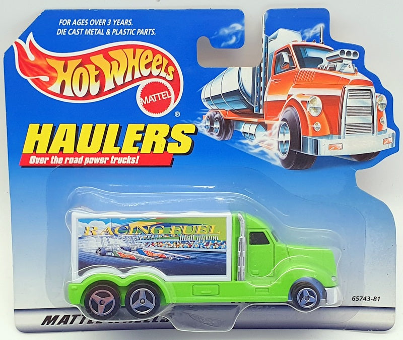 Hot Wheels 12cm Long Model Truck 65743-81 - Racing Fuel - Green