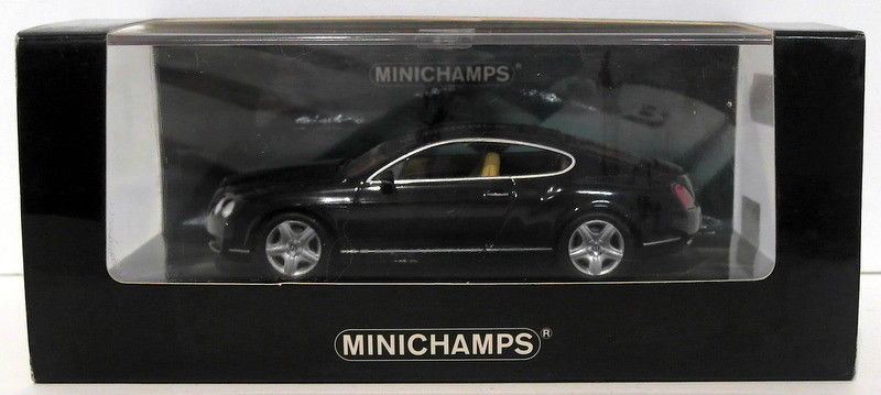 Minichamps 1/43 Scale Diecast 436 139021 - 2003 Bentley Continental GT - Black