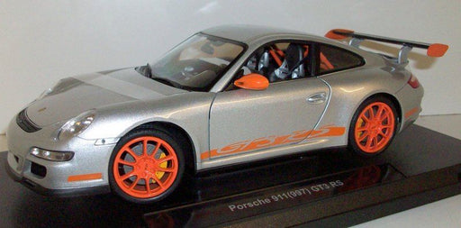 Welly 1/18 Scale - 18015W Porsche 911 997 GT3 RS silver / orange