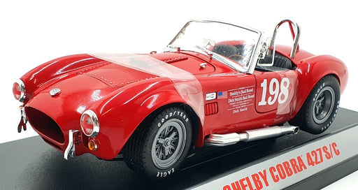 ACME 1/18 Scale Diecast SC198 - 1965 Shelby Cobra 427 S/C #198 - Red
