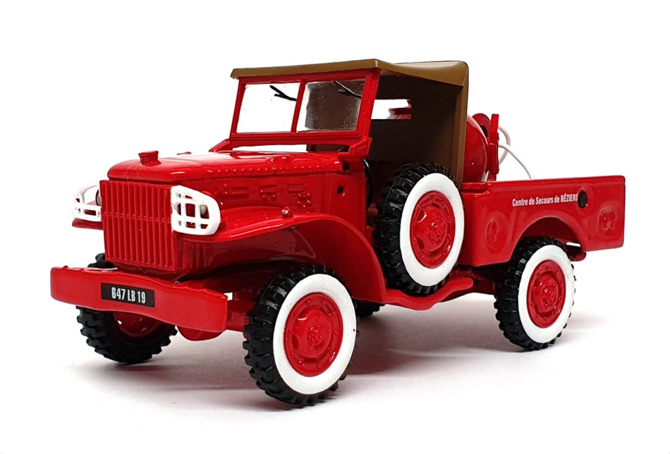 Corgi 1/43 Scale EX51706 - Dodge Fire Truck Pompiers De Beziers - Red